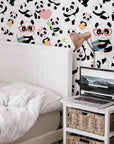 Panda Kids | Panda Kids Removable Wallpaper | Peel and Stick |