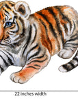 Big Wall sticker Set for kids, Tiger Cub