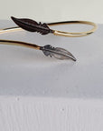 Leaf Bangle Adjustable Bracelet