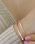 Custom Adjustable Cuff Couple Bracelet