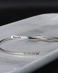 Custom Adjustable Cuff Couple Bracelet