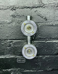 Double Gang Solid Cast Conduit Light Switch | 2 Way Industrial Vintage Style