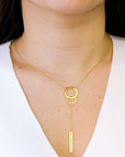 Lariat Pendant Personalized