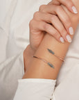 Leaf Bangle Adjustable Bracelet