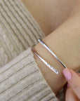Custom Adjustable Cuff Couple Bracelet