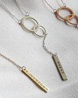 Lariat Pendant Personalized