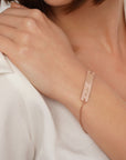 Actual Handwriting Bar Bangle