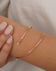 Custom Adjustable Cuff Couple Bracelet