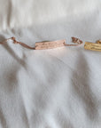 Actual Handwriting Bar Bangle