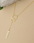 Lariat Pendant Personalized