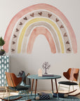 Medium Boho Rainbow Wall Sticker Mural Ideal for Nursery, Kids Room, Photo Prop, Baby Shower, Rainbow Baby, Bedroom Decoration