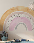 Large Floral Rainbow Wall Sticker Mural Ideal for Nursery, Kids Room, Photo Prop, Baby Shower, Rainbow Baby, Bedroom Decoration
