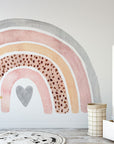 Rainbow Wall Decal | Nursery Wall Decal | Large Watercolor Rainbow Wall Sticker | Removable Rainbow Mural for Kids