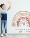 Rainbow Wall Decal | Nursery Wall Decal | Large Watercolor Rainbow Wall Sticker | Removable Rainbow Mural for Kids