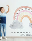 Rainbow wall decal, Nursery wall decal, rainbow wall stickers, large rainbow wall decal, watercolor rainbow decal, boy wall decal Kids room
