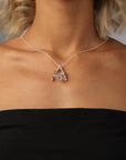 Wishbone Necklace Gold Ring Holder