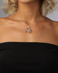 Wishbone Necklace Gold Ring Holder