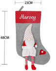 Personalised Christmas Stocking Gnome Design