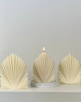 Sculptural Palm Leaf Candle