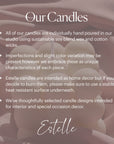 Large Ribbed Swirl Candle