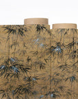 Crane Bird And Monstera Leaves Wallpaper Peel and Stick | Wonderwallsboutique