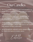 Handmade Rose Soy Candle | Home Decor