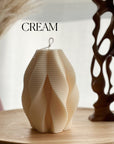 Large Ribbed Swirl Candle