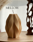 Large Ribbed Swirl Candle