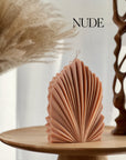 Sculptural Palm Leaf Candle