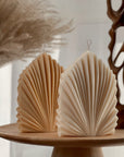 Sculptural Palm Leaf Candle