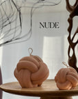 Minimalist Knot Soy Candle: Coffee Table Decor-1