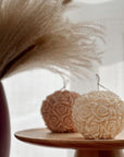 Rose Heart Soy Wax Candle: Handmade Home Decor Gift
