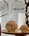 Minimalist Knot Soy Candle: Coffee Table Decor-3