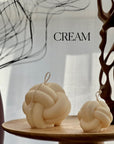 Minimalist Knot Soy Candle: Coffee Table Decor-2