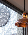 Cawston Solid Copper Coolicon Lampshade Pendant Light - 11 Inch