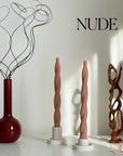 Tall Twisted Taper Candle