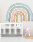 Rainbow Watercolour Wall Decal