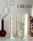 Tall Twisted Taper Candle