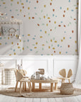 Irregular shape dots 190 Five Color Stickers