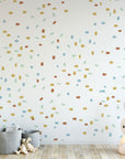 Irregular shape dots 190 Five Color Stickers