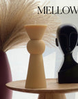 Ribbed Pillar Candle | Chess Figure