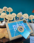Mushroom Plant Stakes Gift Set