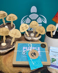 Mushroom Plant Stakes Gift Set
