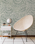 Larkspur Sage Green William Morris Removable Wallpaper | Self-Adhesive | Pasted | Mural | Temporary | Feature Wall