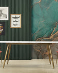 Botanical Wallpaper Marble Art Peel and Stick | Wonderwallsboutique