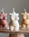 Curvy Female Form Soy Wax Candle: Plus Size Venus Goddess-0