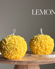 Rose Heart Soy Wax Candle: Handmade Home Decor Gift