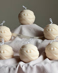 Handmade Halloween Mummy Candle | Sculptural Soy Wax Candle-0