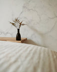 White Marble Removable Wallpaper | Stone Texture Wall Mural – Peel and Stick Wallpaper | Self Adhesive Marble Pattern Mural | Wall murals