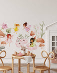Fairy Wall Decal for Girls Room Nursery Decor | Peel and Stick Fairies Wall Sticker for Kids and Nursery | Cute Flying Fairy Sticker